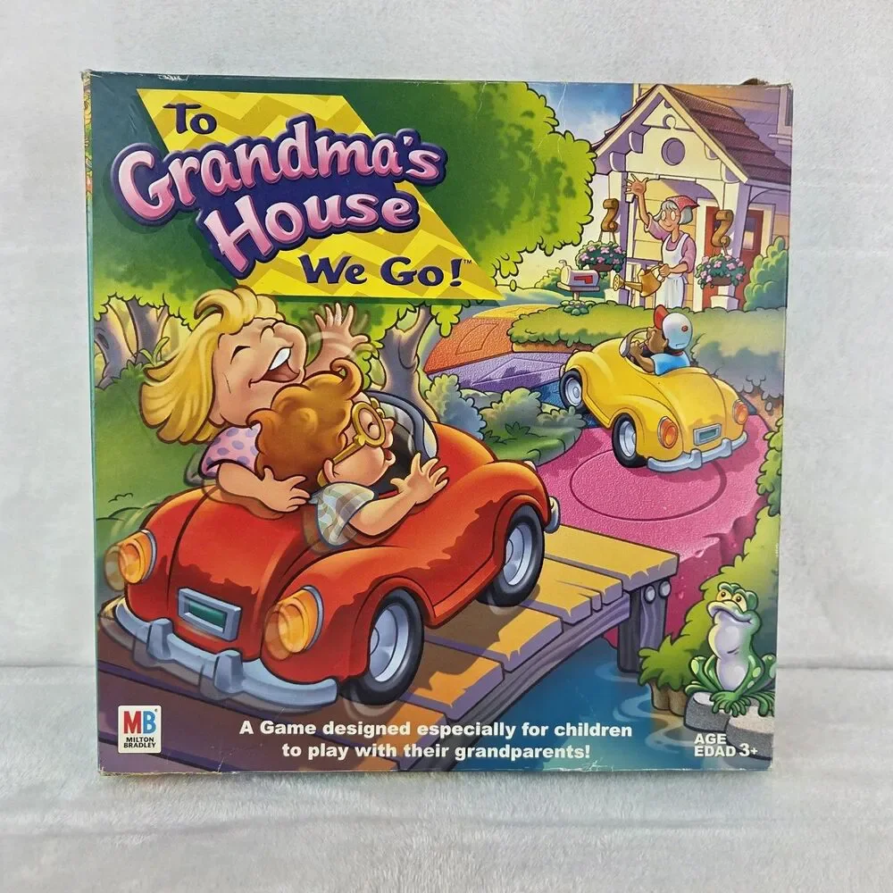 Vintage 2004 To Grandma's House We Go Board Game MB Hasbro 99% Complete